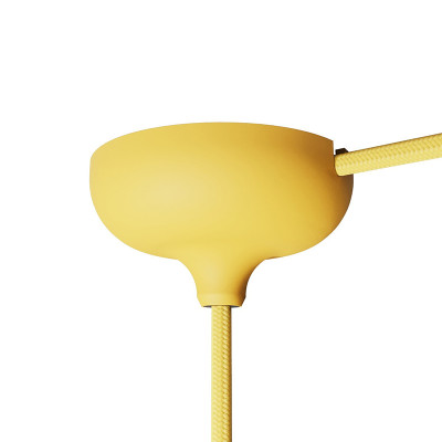 Silicone ceiling cover with the option of cutting out the side entrance yellow Creative-Cables