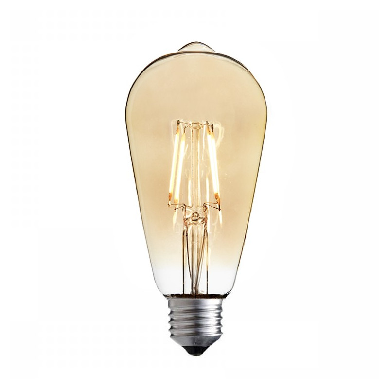 Żarówka dekoracyjna eco Vintage Amber LED ST64 65mm 4W