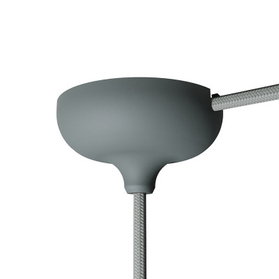 Silicone ceiling cover with the option of cutting out the side entrance grey Creative-Cables