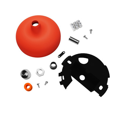 Silicone ceiling cover with the option of cutting out the side entrance orange Creative-Cables