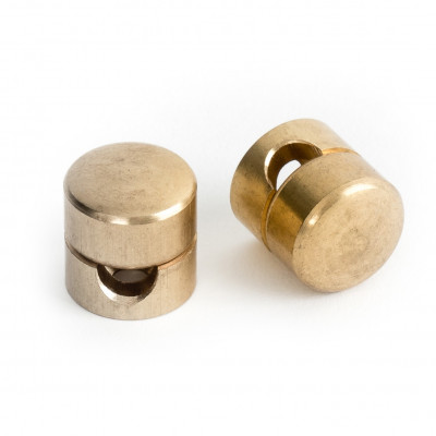 Raw brass cable holder – Kolorowe Kable