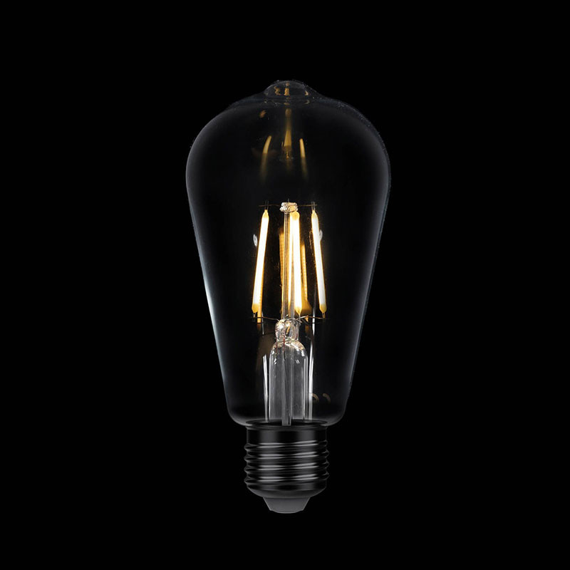Przezroczysta żarówka LED E-Line Edison ST64 E27 4W 2700K 470lm Bebulbs