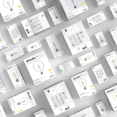 Przezroczysta żarówka LED E-Line kula G95 E27 4W 2700K 470lm Bebulbs