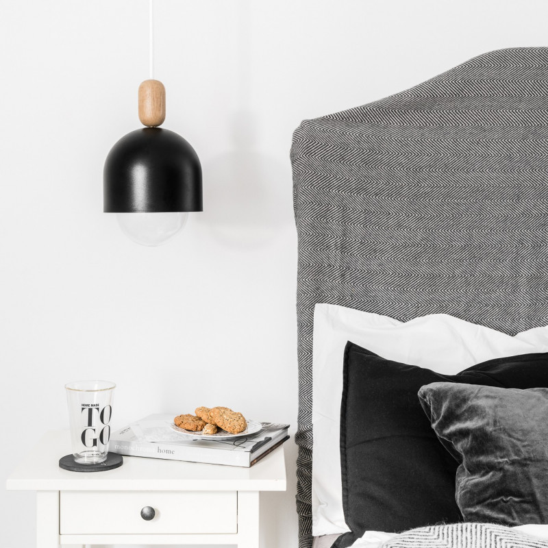 Loft Ovoi czarna lampa wisząca