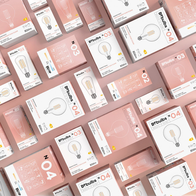 Przezroczysta żarówka LED N-Line Edison ST64 E27 7W 3500K 806lm ściemnialna Bebulbs