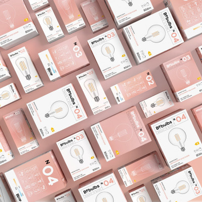 Przezroczysta żarówka LED N-Line kula G125 E27 7W 3500K 806lm ściemnialna Bebulbs
