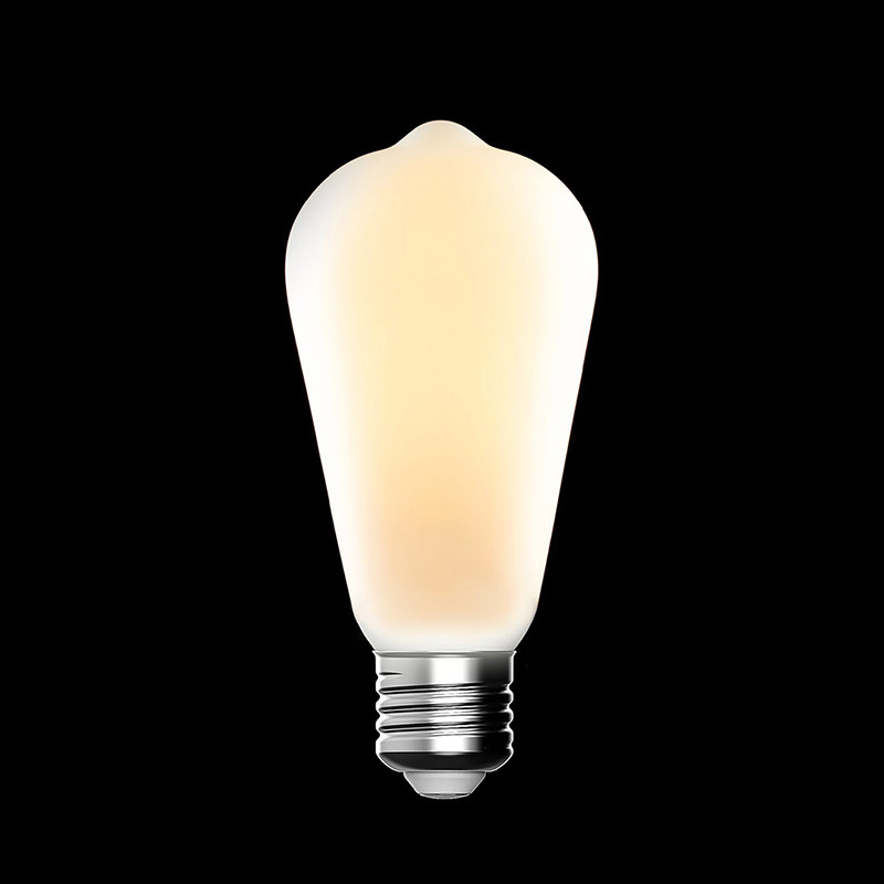 Porcelanowa żarówka LED P-Line Edison ST64 E27 7W 2700K 640lm ściemnialna Bebulbs