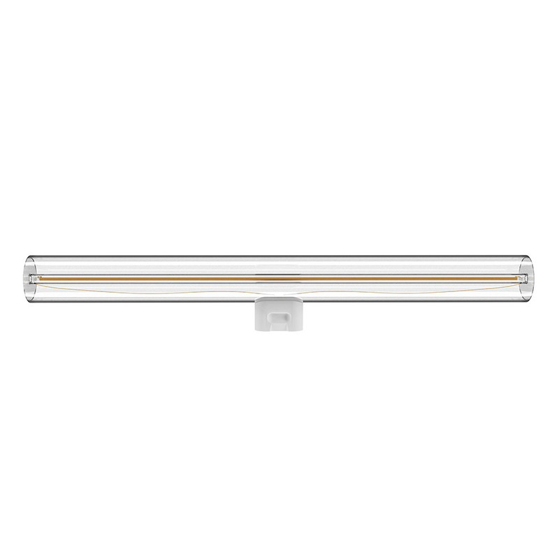 Transparent linear bulb LED 30cm S14d 6W 2700K 520lm dimmable Bebulbs