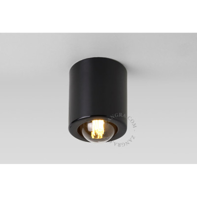 Porcelain spot 013.w.001 black E27 Zangra