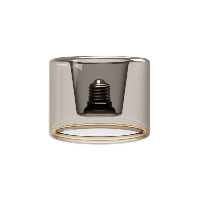Dymiona żarówka LED Smoky Ghost Line donut w kształcie klosza 120x90 E27 6W 1900K 380lm ściemnialna Bebulbs