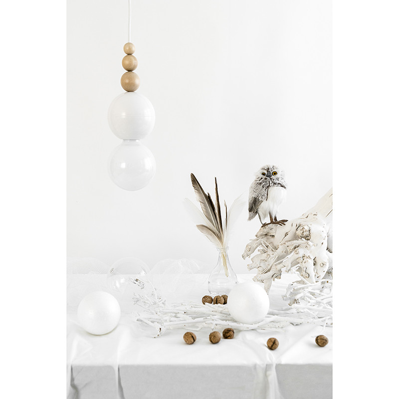 Loft Bala white pendant lamp