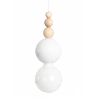 Loft Bala textured white pendant light – Kolorowe Kable