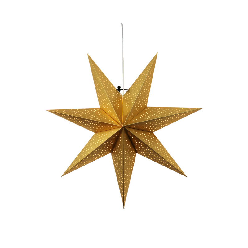 Openwork hanging star Dot 54cm gold Star Trading