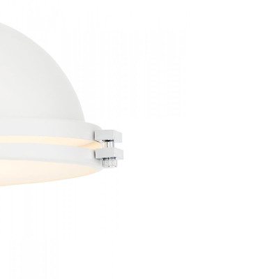 Industrialna lampa wisząca Nautilius M biała KASPA