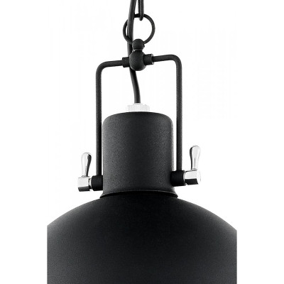 Nautilius M black industrial pendant lamp – KASPA