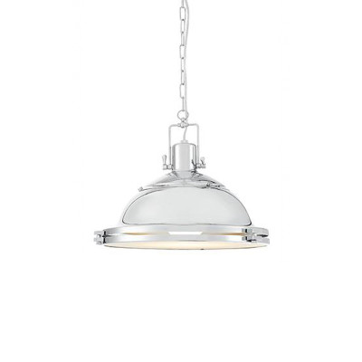 Nautilius L chrome industrial pendant lamp – KASPA