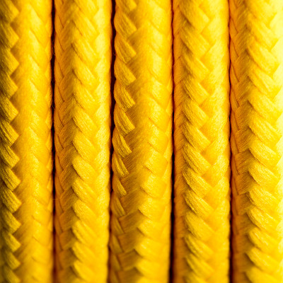 Polyester braided cable – 01 Spanish lemon