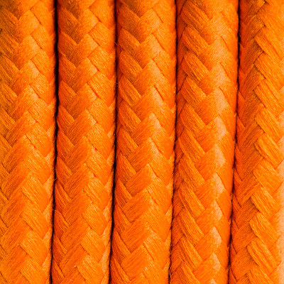 Polyester braided cable – 03 Californian orange