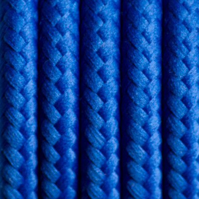 Polyester braided cable – 06 Cornflower-blue look