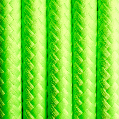 Polyester braided cable – 17 Fresh lime