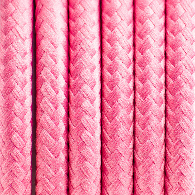 Polyester braided cable – 22 Pink peony