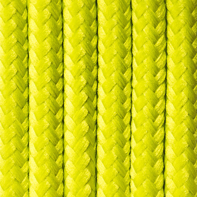 Light green polyester braided cable 27 Spring Peas, 2 × 0.75 mm² – Kolorowe Kable