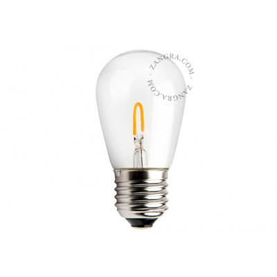 Transparent E27 LED bulb 1W...