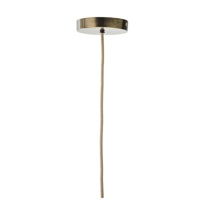 Hanging lamp boho Grass beige and black Madam Stoltz