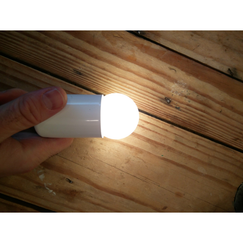 Żarówka do girland LED kulka 45mm 1W zimna biała