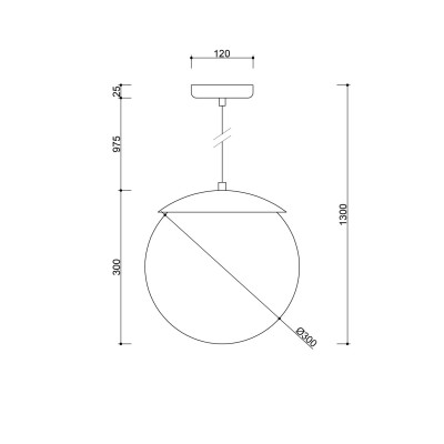 KUUL E ceiling pendant lamp