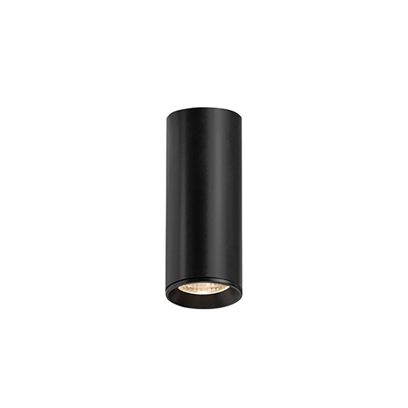 Barlo 13 black surface-mounted ceiling spotlight – KASPA