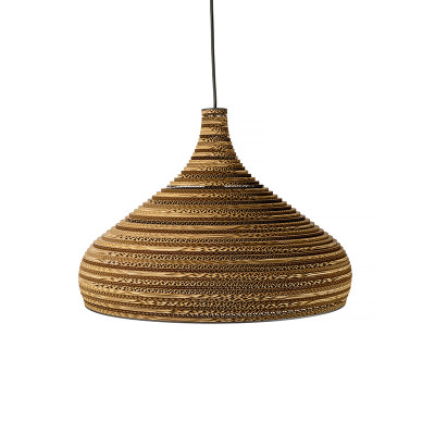 CONE XL eco-friendly cardboard pendant light – SOOA