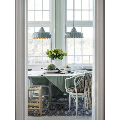 Metalowa lampa wisząca Wells 24 cm czarna PR HOME