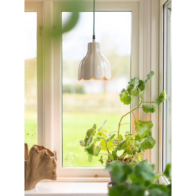 Metalowa lampa wisząca Tulippa Carl Larsson 17 cm beżowa PR HOME
