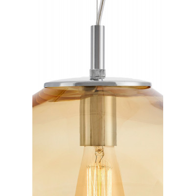 Avia plafond 3 Pendant Lamp Amber / Honey
