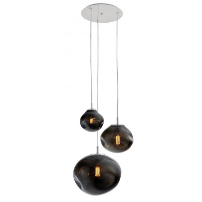 Avia plafon 3 lampa wisząca grafitowa