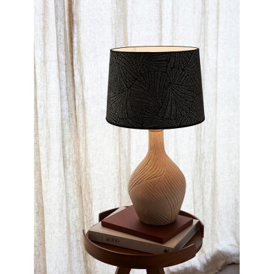 Lamp base Turi 45 cm from mango wood black PR HOME