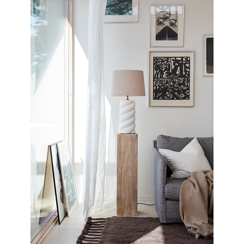Lamp base Spin 41 cm from ceramics PR HOME