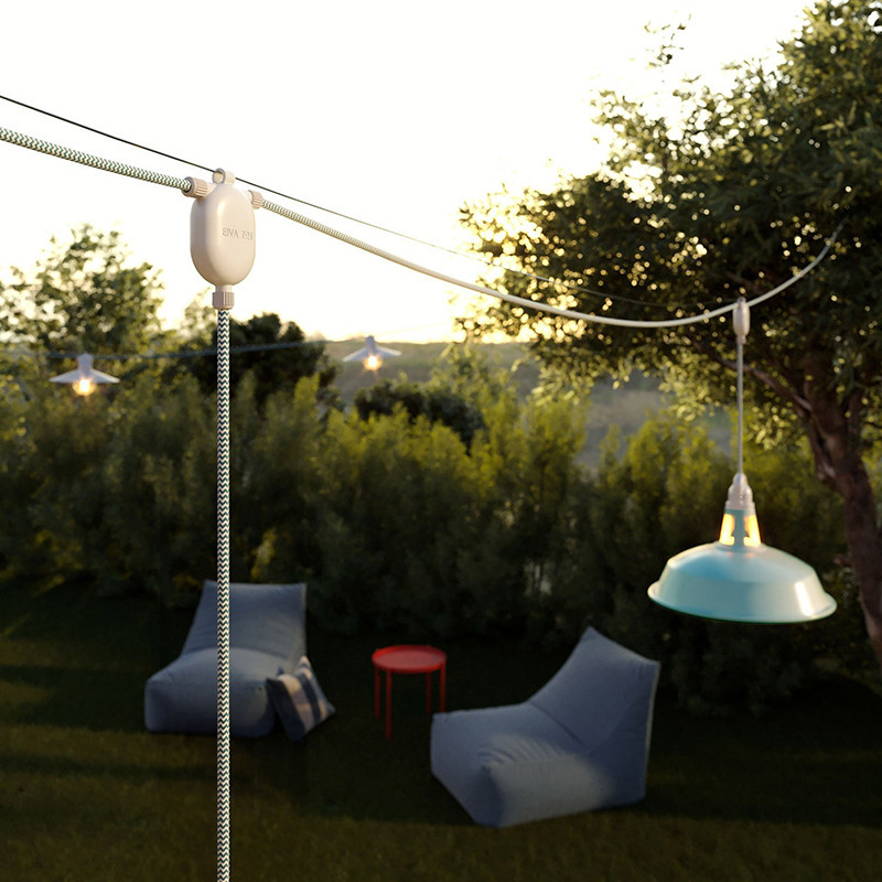 Eiva-3 biały trójnik, podłączenie na trzy przewody do użytku zewnętrznego IP65 Creative-Cables