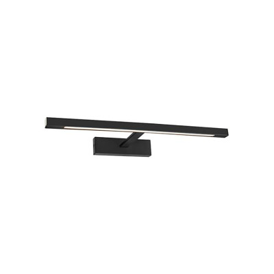 Neptunus LED wall light, black, 9 W, IP44, 107909 – MARKSLOJD