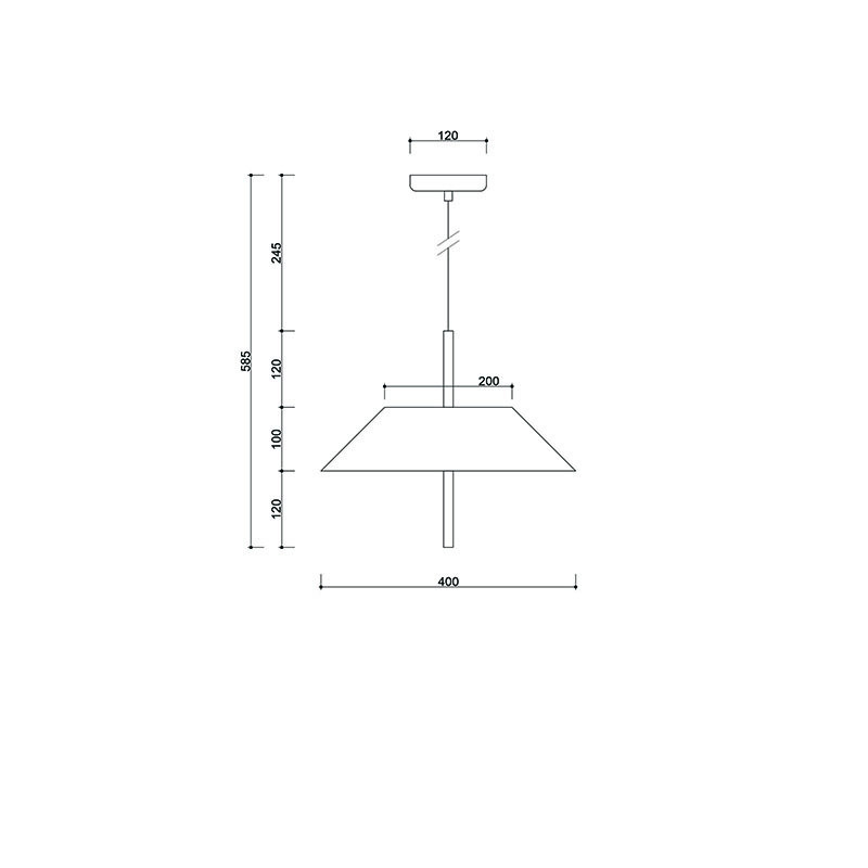 Lampa wisząca Sakosi A biała z tekstylnym abażurem UMMO