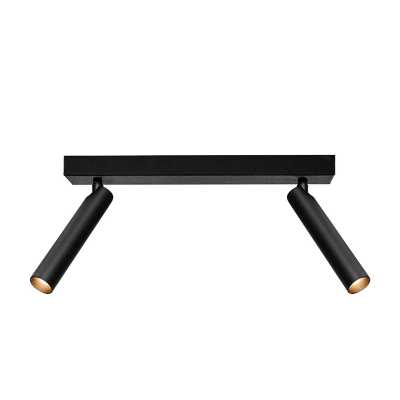 ROLL 2 black ceiling spotlight bar with integrated LED, 3000 K, 719 lm – KASPA