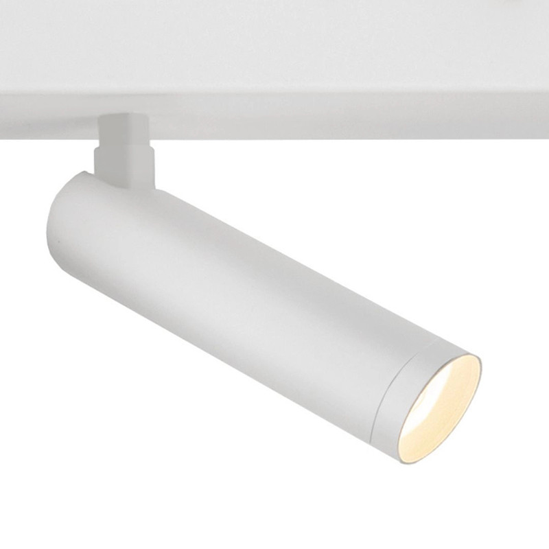 ROLL 2 white ceiling spotlight bar with integrated LED, 3000 K, 719 lm – KASPA