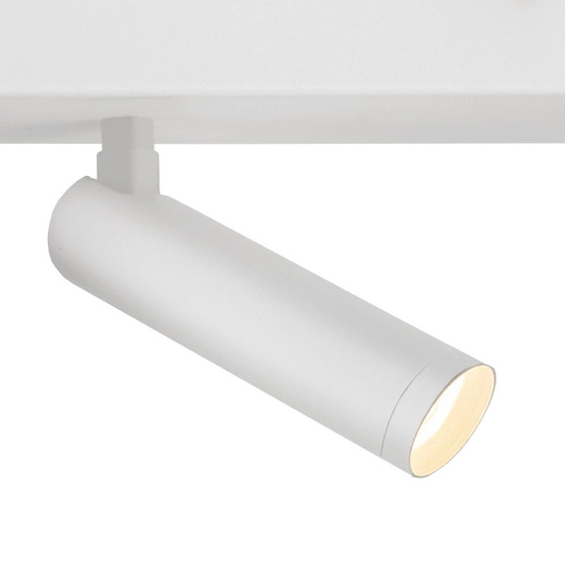 White ceiling lamp ROLL 2 strip with integrated LED panel 3000K 719lm KASPA