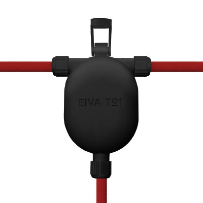 Black bulb holder E27, festoon garland bulb holder