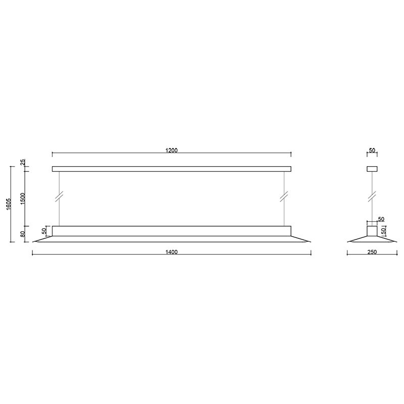YOTTSU C melon hanging lamp with built-in LED panel 3000K UMMO