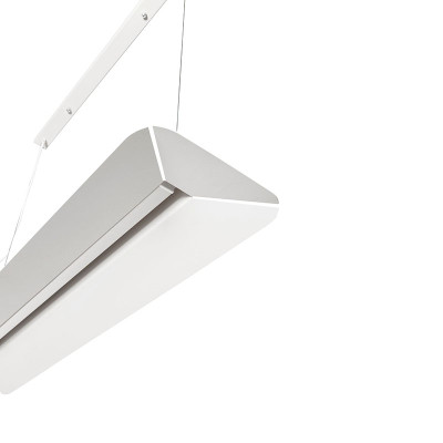 Biała lampa wisząca YOTTSU A z wbudowanym panelem LED 4000K UMMO