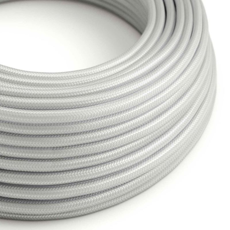 Silver RM02 polyester braided cable 2x0.75 two-wire cable Creative-Cables