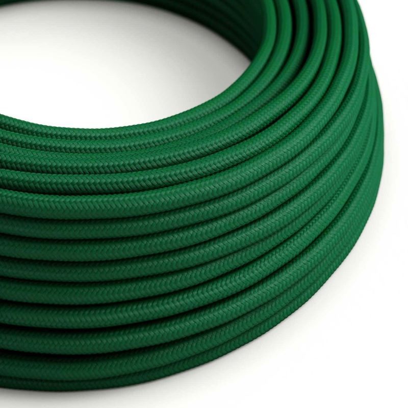 Green Forest RM21 polyester braided two-wire cable 2x0.75 Creative-Cables