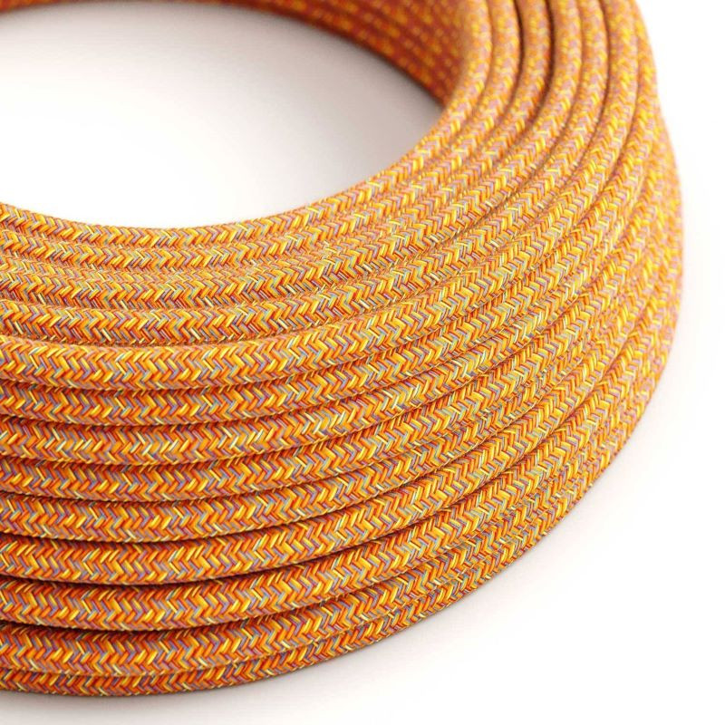 Indian Summer RX07 cotton braided two-wire cable 2x0.75 Creative-Cables